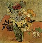 Vincent van Gogh Vase with Roses and Anemones painting